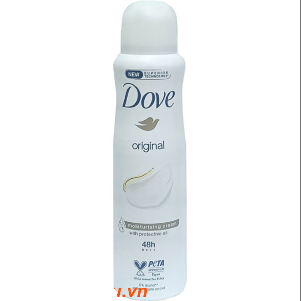 Xịt Khử Mùi Dove 48h #Original
