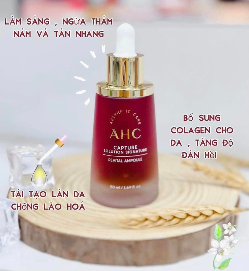Tinh Chất AHC Capture Solution Signature Ampoule #Revital (Đỏ)