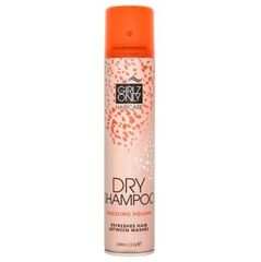 Dầu Gội Khô Girlz Only Dazzling Volume 200ml #Cam-Phồng Tóc