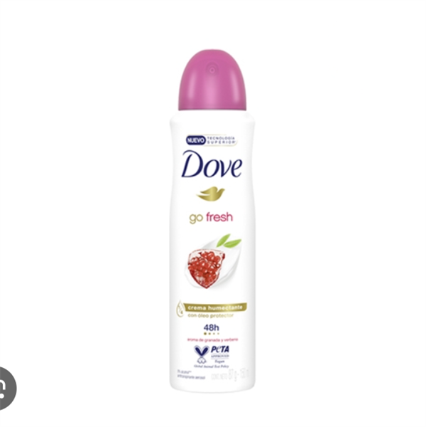 Xịt Khử Mùi Dove 48h #Lựu & Chanh