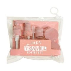 Bộ Chiết Mỹ Phẩm Jary Travel Bottle Set 01 #Hồng