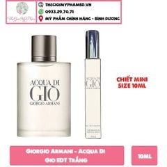 Giorgio Armani - Acqua Di Gio EDT #Trắng ( chai chiết 10ml)