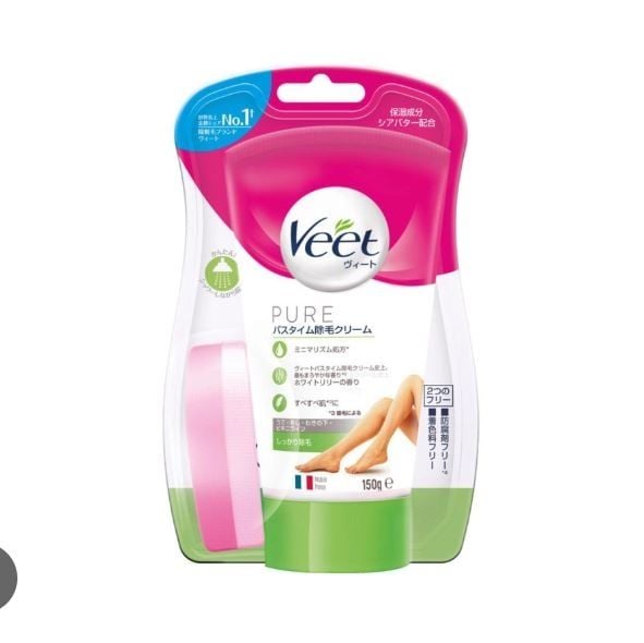 Kem Tẩy Lông Veet Pure 150g (Xanh Lá) Nhật