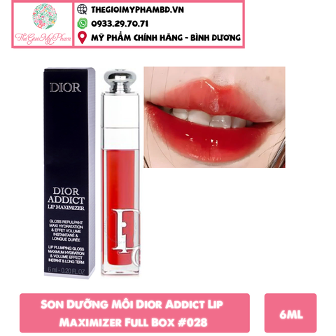 Son Dưỡng Môi Dior Addict Lip Maximizer Full Box #028