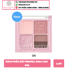 Phấn Mắt Peripera Ink 4 Ô Pocket Shadow Palette #06 Signature Is Mute