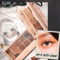 Phấn Mắt Clio Pro Eye Palette 10 Ô #08 Into Lace