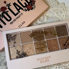 Phấn Mắt Clio Pro Eye Palette 10 Ô #08 Into Lace