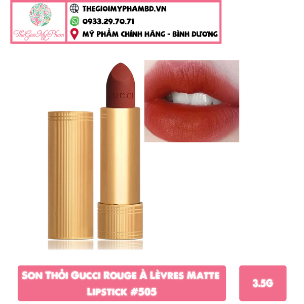 Gucci - Son Rouge À Levres Mat #505 (Ko tđ)
