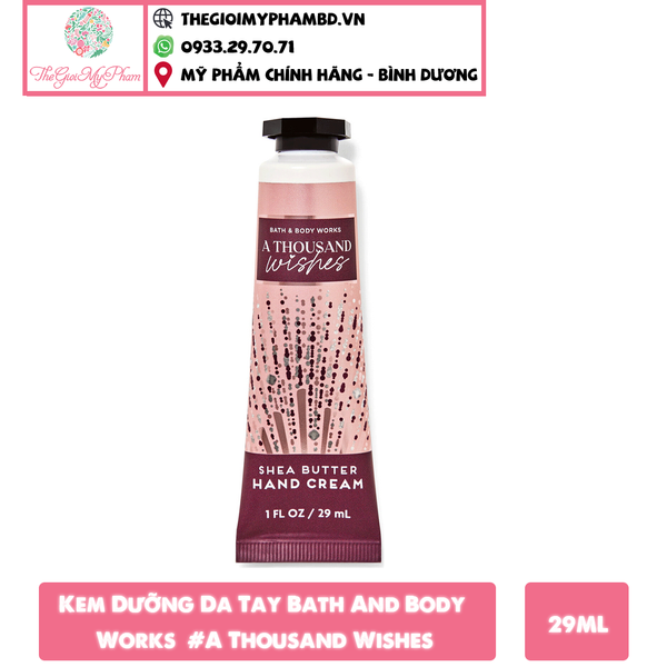 Kem Dưỡng Da Tay Bath & Body Works 29ml #A Thousand Wishes