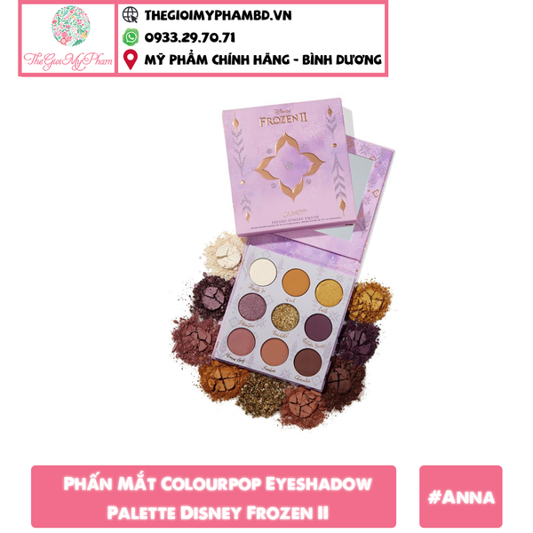 Phấn Mắt Colourpop Eyeshadow Palette Disney Frozen II #Anna