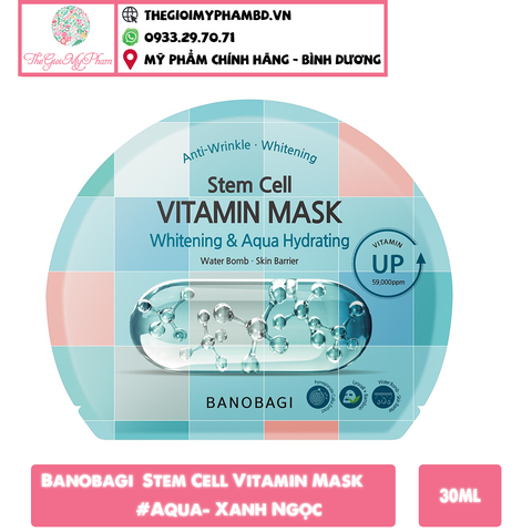 Banobagi - Stem Cell Vitamin Mask #Aqua