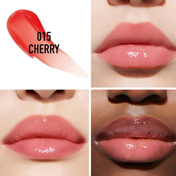 Dior - Son Dưỡng Addict Lip Glow #015 Cherry (Mẫu Mới Vỏ Xanh) - Ko Tđ