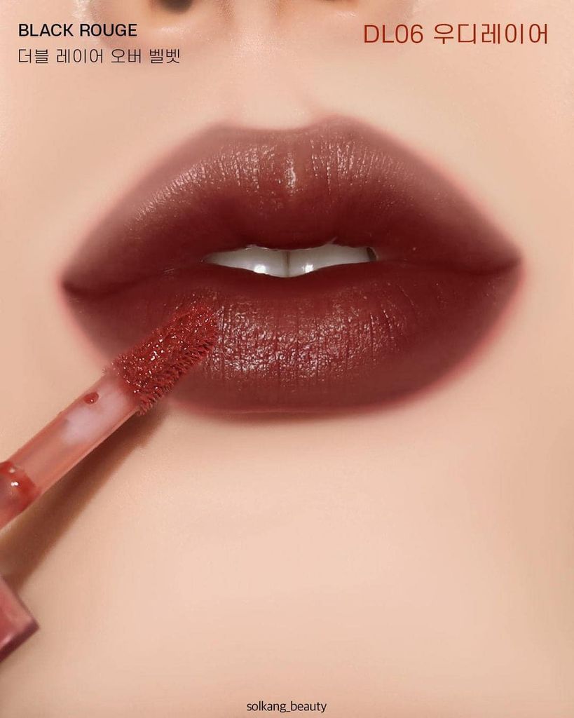Black Rouge - Son Kem Lì Double Layer Over Velvet #DL06