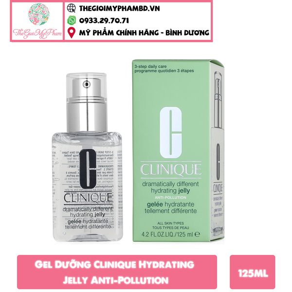 Gel Dưỡng Clinique Dramatically Different Hydrating Jelly Anti-Pollution (125ml)