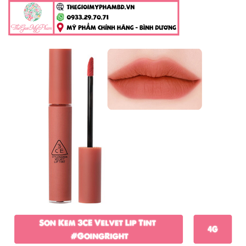 Son 3CE Velvet Lip Tint #GoingRight ( Ko tđ)