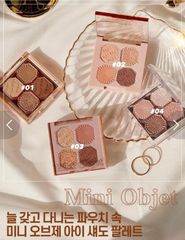 Etude House - Phấn Mắt 4 Ô Play Color Eyes Mini Objet #French Rose Tea Pot