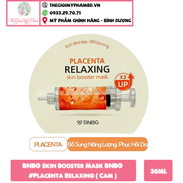 Mặt Nạ BNBG Skin Booster Mask #Placenta