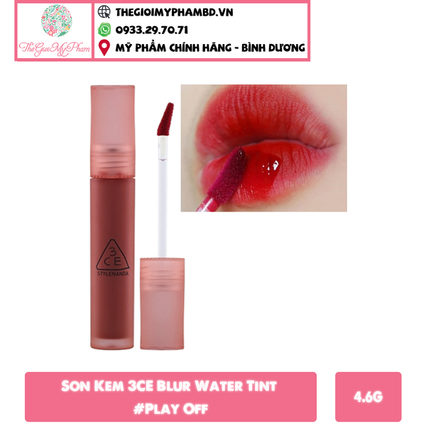 3CE - Son 3CE Blur Water Tint #Play Off