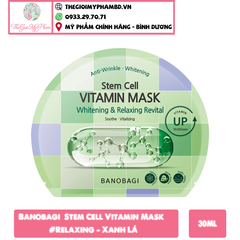 Mặt Nạ Banobagi Stem Cell Vitamin Mask 30g #Relaxing