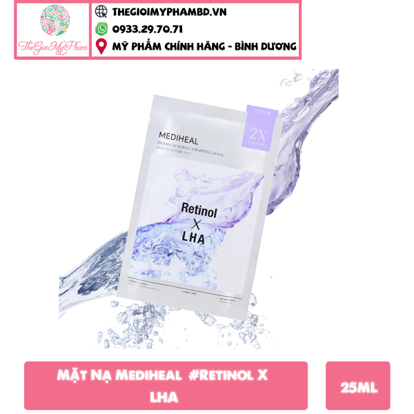 Mặt Nạ Mediheal Derma Synergy Wrapping Mask #Retinol & LHA