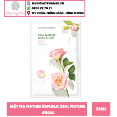 Mặt Nạ Nature Republic Real Nature Mask Sheet #Rose