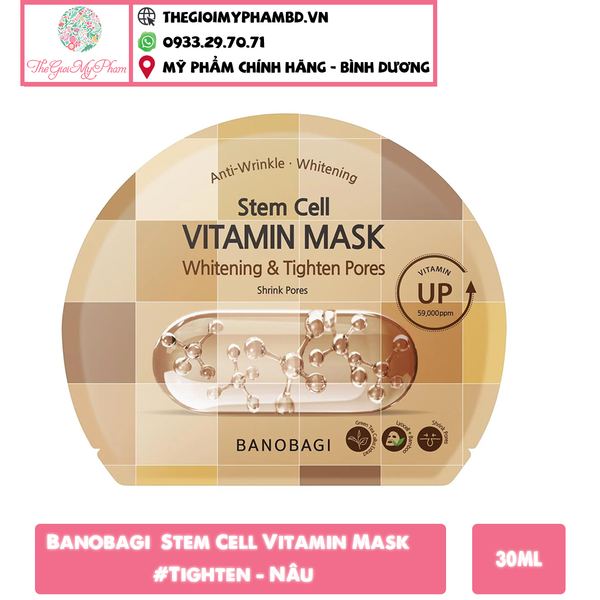 Banobagi - Stem Cell Vitamin Mask #Shrink Pores