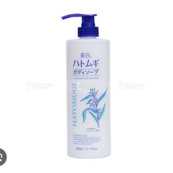 Sữa Tắm Hatomugi Dưỡng Ẩm Và Làm Sáng Da 800ml