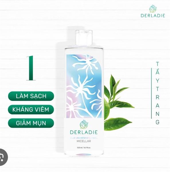 Derladie - Tẩy Trang Witch Hazel 500ml (Mẫu mới) SALE 299K>165K