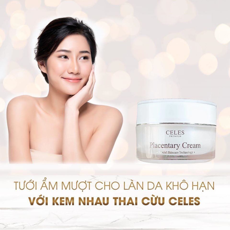 Kem Dưỡng Trắng Da Trị Nám Celes Placentary Cream 50ml (Ko tđ) Date 5/25 Sale 1.150k>835k