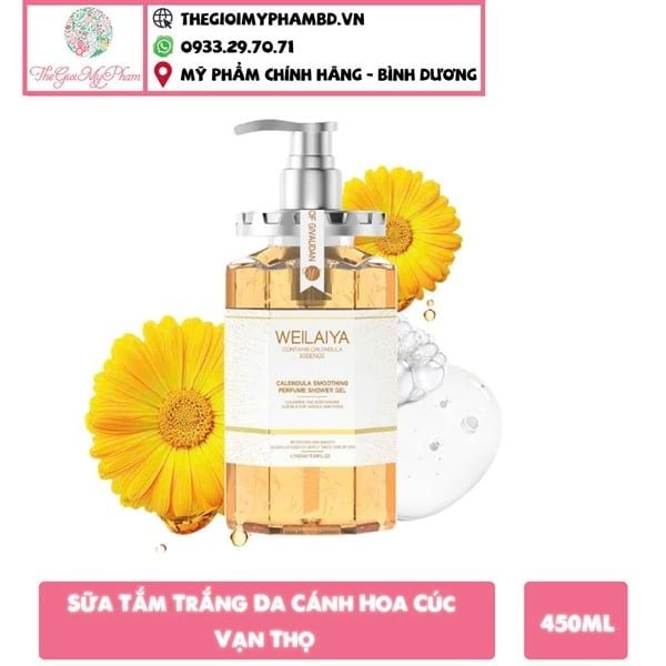 Sữa Tắm Weilaiya Hoa Cúc Vạn Thọ 450ml