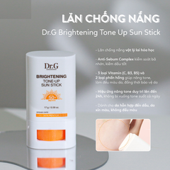 Sáp Lăn Chống Nắng Nâng Tone Dr.G 17g #Cam