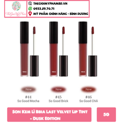 Son kem Bbia Last Velvet Lip Tint #46