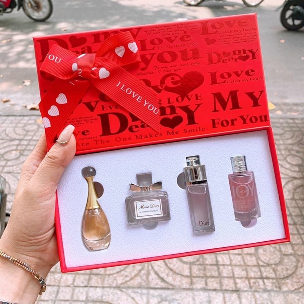 Set Dior 4 Chai (Hộp đỏ) Ko Tđ