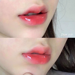 Dior - Son Dưỡng Addict Lip Glow #031 Strawberry (Mẫu Mới Vỏ Xanh) - Ko Tđ