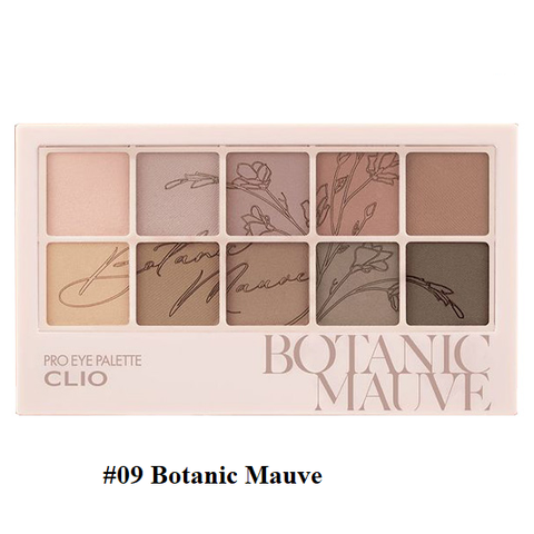 Phấn mắt Clio Pro Eye 10 Ô #09 Botanic Mauve