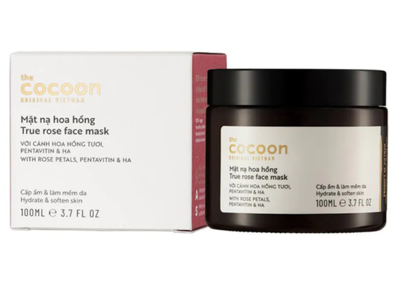 Cocoon - Mặt Nạ Dưỡng Ẩm, Làm Mềm Da Cocoon True Rose Face Mask 100ml
