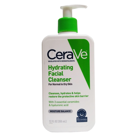 Sữa Rửa Mặt Cerave Hydrating Cleanser For Normal To Dry Skin 355ml #Da Khô