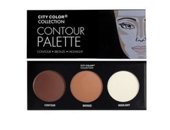 Phấn Tạo Phối Và Bắt Sáng 3 ô City Color Contour Palette 4.5g