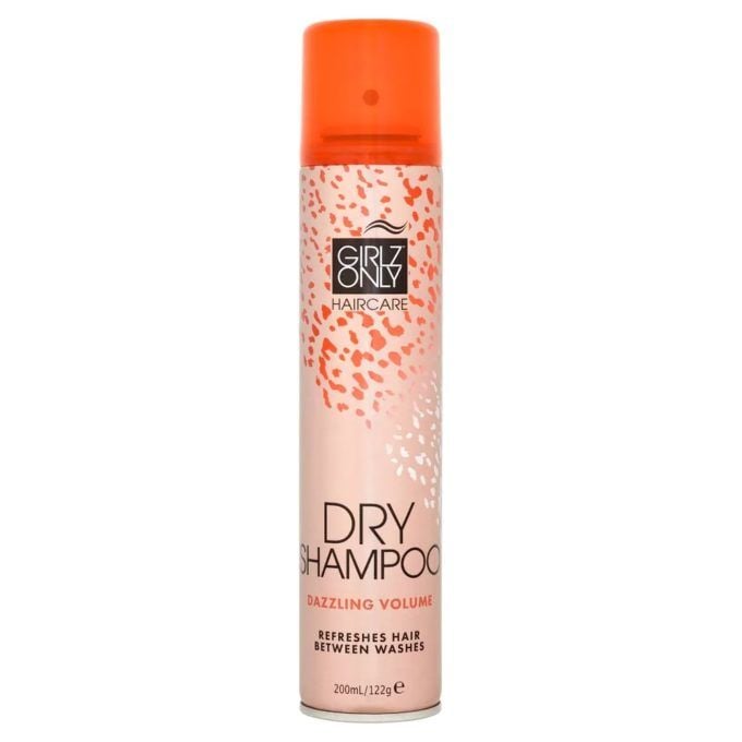 Dầu Gội Khô Girlz Only Dazzling Volume 200ml #Cam-Phồng Tóc