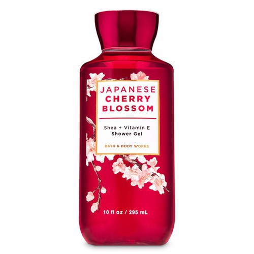 Gel Tắm Bath And Body Works Aloe+Vitamin E Shower Gel (295ml) #Cherry Blossom