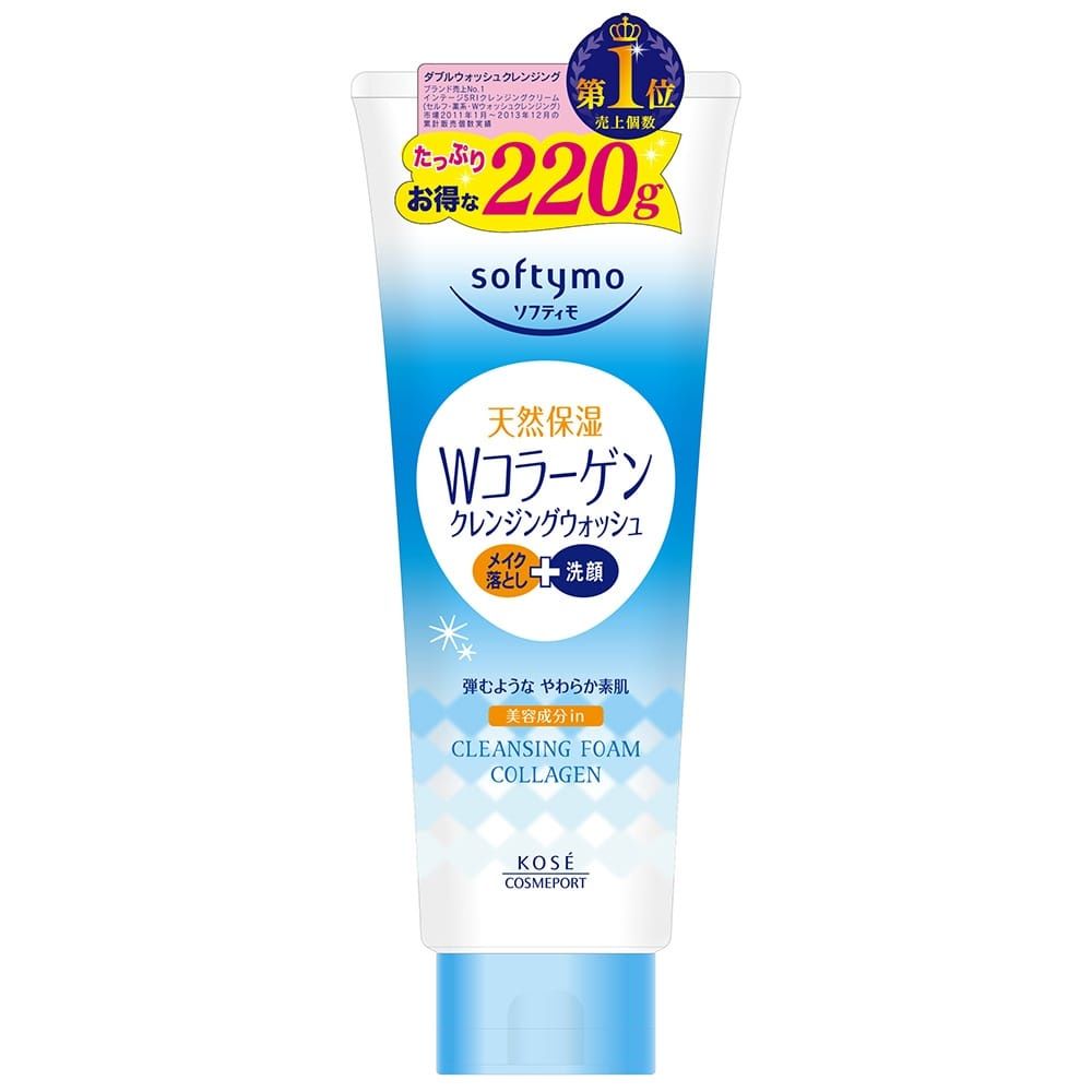 Sữa Rửa Mặt Kose Softymo Collagen Face Wash 220g #COLLAGEN