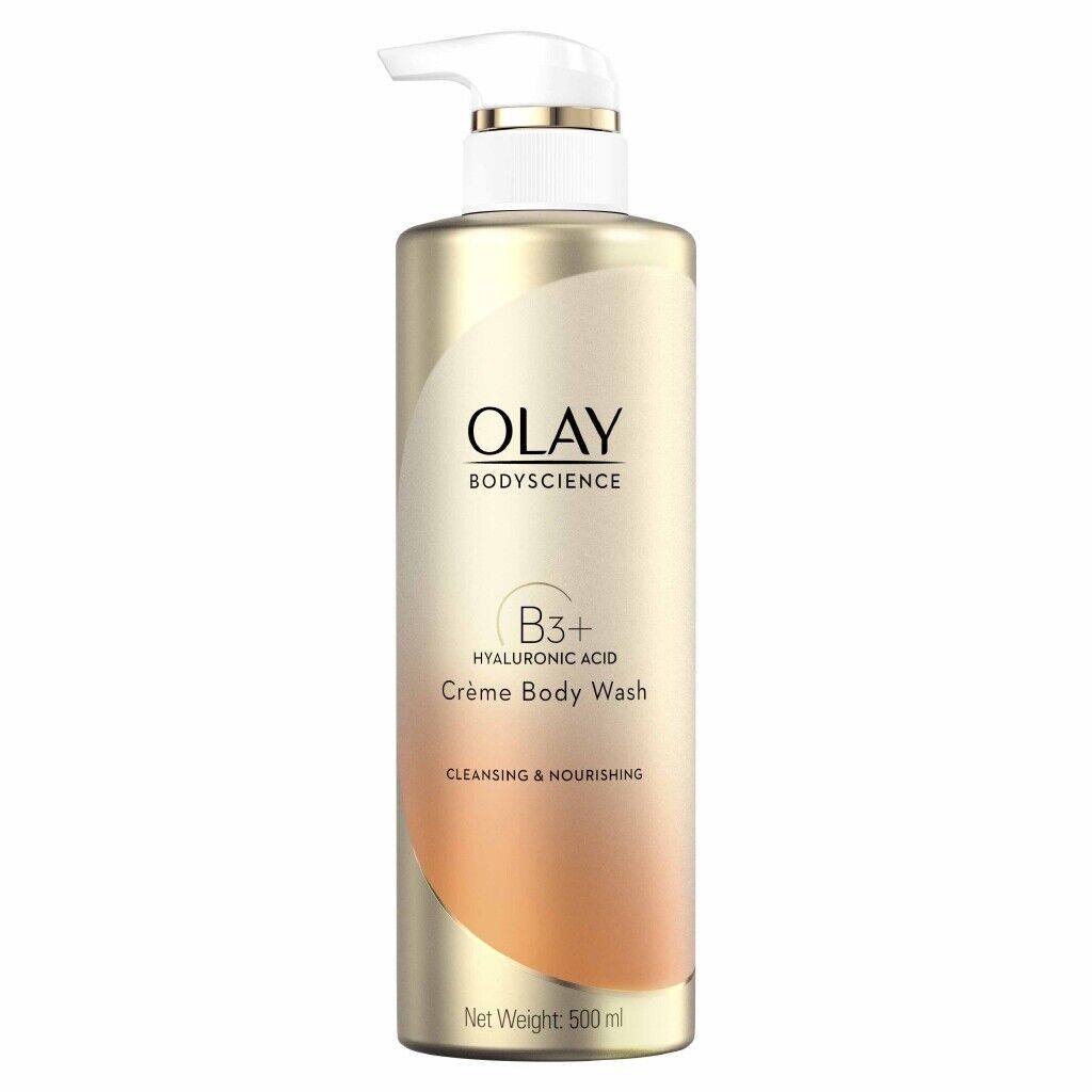 Sữa tắm OLAY B3+Hyaluronic Acid Creme Body Wash 500ml