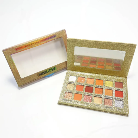 Phấn Mắt 18 Ô Sivanna Colors Pretty Galaxy Eyeshadow Palette Peach HF6037 #02