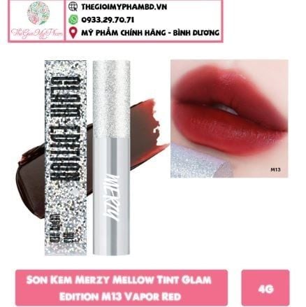Son Merzy Mellow Tint Glam Edition #M13 Vapor Red