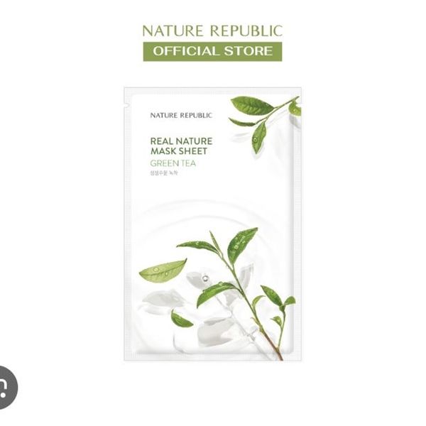 Mặt Nạ Nature Republic Real Nature Mask Sheet #Green Tea