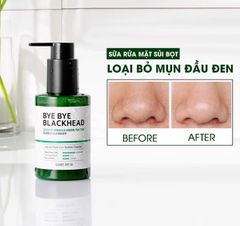 SRM Sủi Bọt Trị Mụn Đầu Đen Some By Mi Bye Bye Blackhead 30 Days Miracle Green Tea Tox Bubble Cleanser 120ml