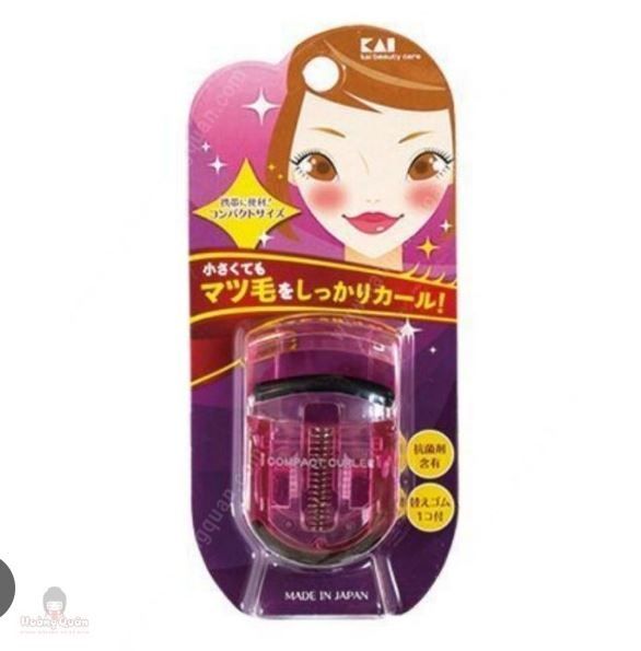 Bấm Mi Nhựa KAI Eyelash Curler #Hồng