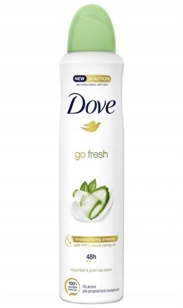 Xịt Khử Mùi Dove 48h 250ml #Dưa Leo (Mẫu Mới)