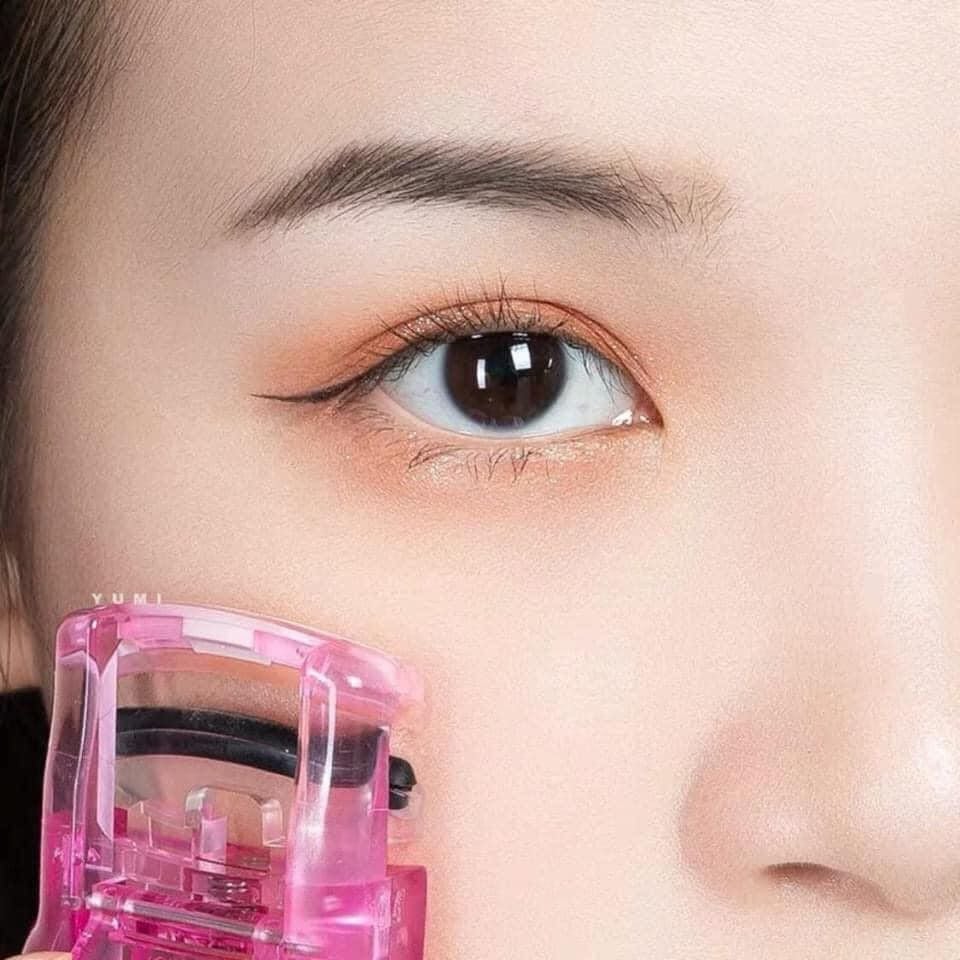 Bấm Mi Nhựa KAI Eyelash Curler #Hồng