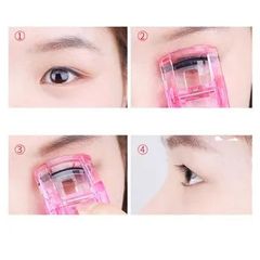 Bấm Mi Nhựa KAI Eyelash Curler #Hồng